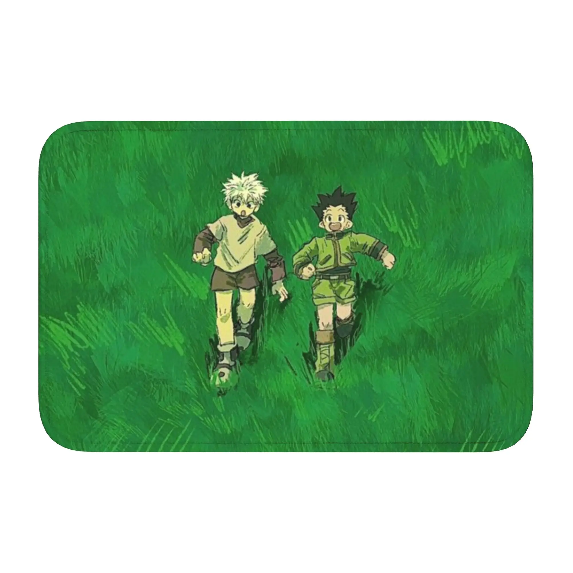 

Custom HXH Anime Doormat Non-Slip Bath Kitchen Welcome Mat Toilet Door Floor Entrance Carpet Rug Footpad