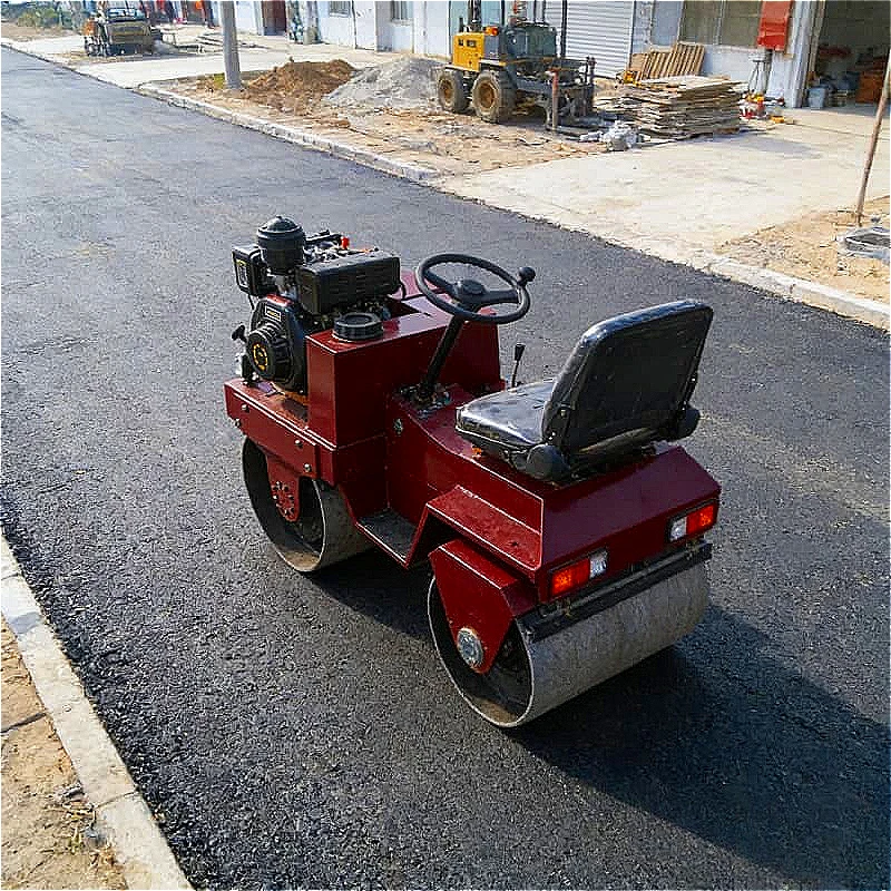 Compact Road Roller Double Drum with Narrow Width Bike Lane Sidewalk Pedestrian Zone Continuous Asphalt Compaction Customized
