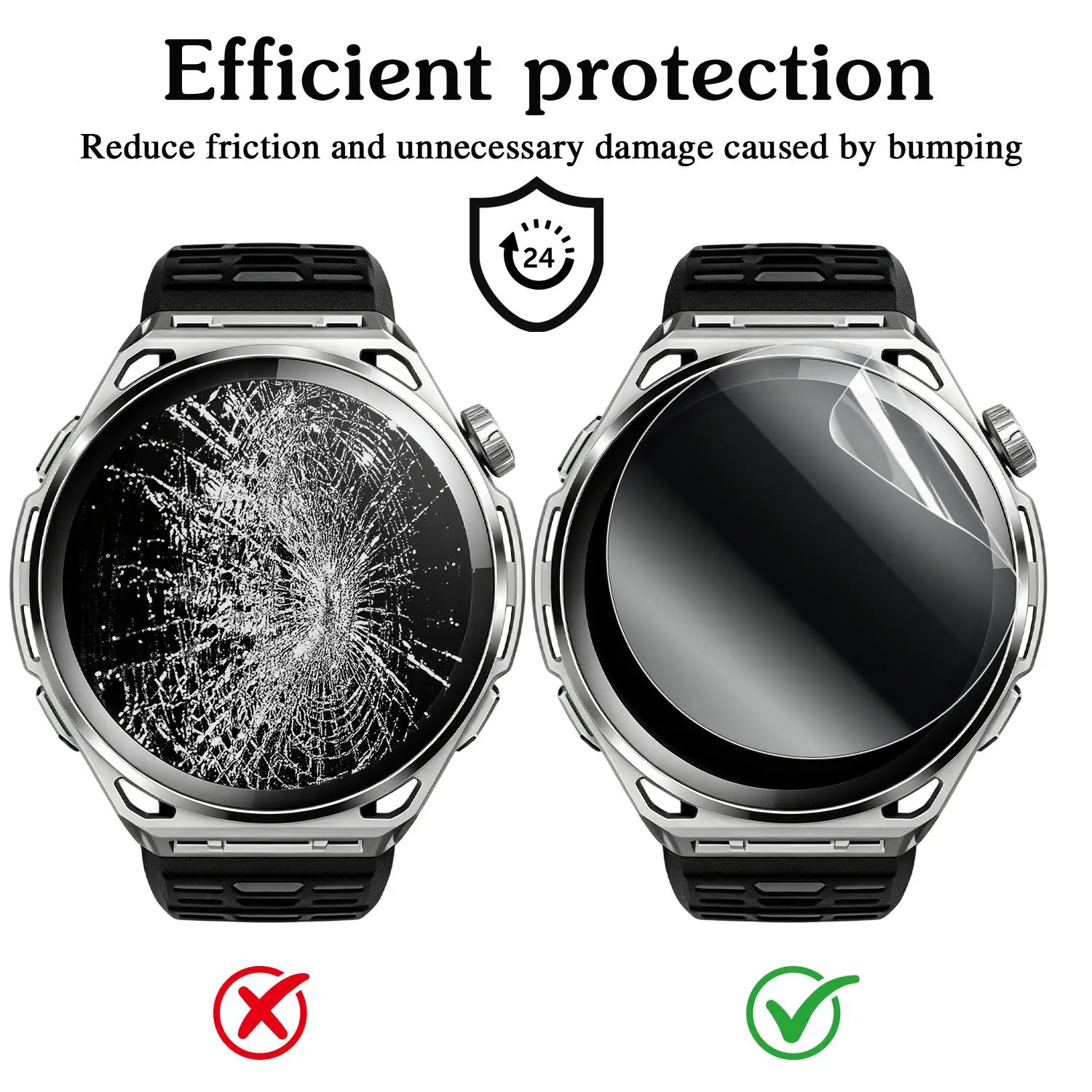 Smartwatch HD Clear Screen Protectors For Amazfit Balance Ultra Smart Watch Ultra-thin Soft TPU Hydrogel Films Not Glass