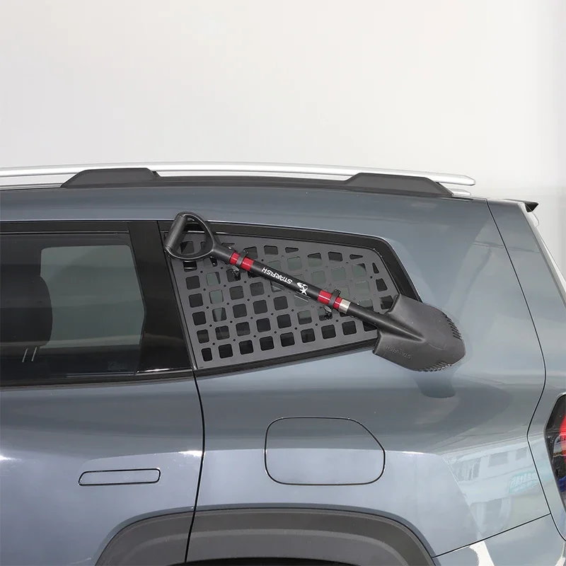 

For Changan Dark Blue G318 24-25 Aluminum Alloy Car Trunk Side Window Honeycomb Panel Engineering Shovel Bracket Car Accessories