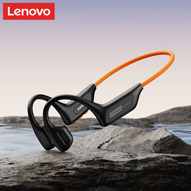 Lenovo S106 True Bone Conduction Wireless Earphones Bluetooth 6.0 IPX8 Swimming Headphones Waterproof Sports Cycling Headset New image 3