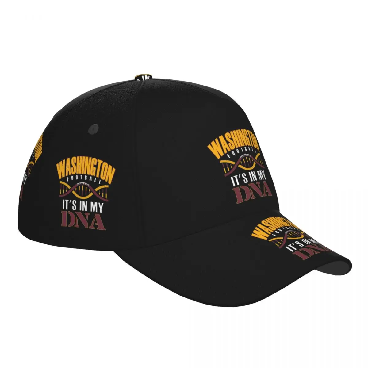 

Washington Pro Football Funny Its In My DNA Baseball Caps Men Women Hats Outdoor Adjustable Cap Sports Baseball Hat Casquette