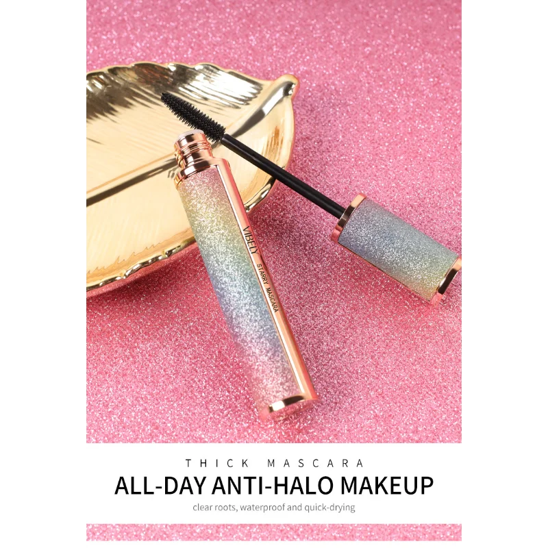 Mata Morgan Diamond Mascara, wasserfest, langanhaltend, Curling-Styling und Wimpern-Mascara, Curling, dicke Verlängerung, Verlängerung der Wimpernposta