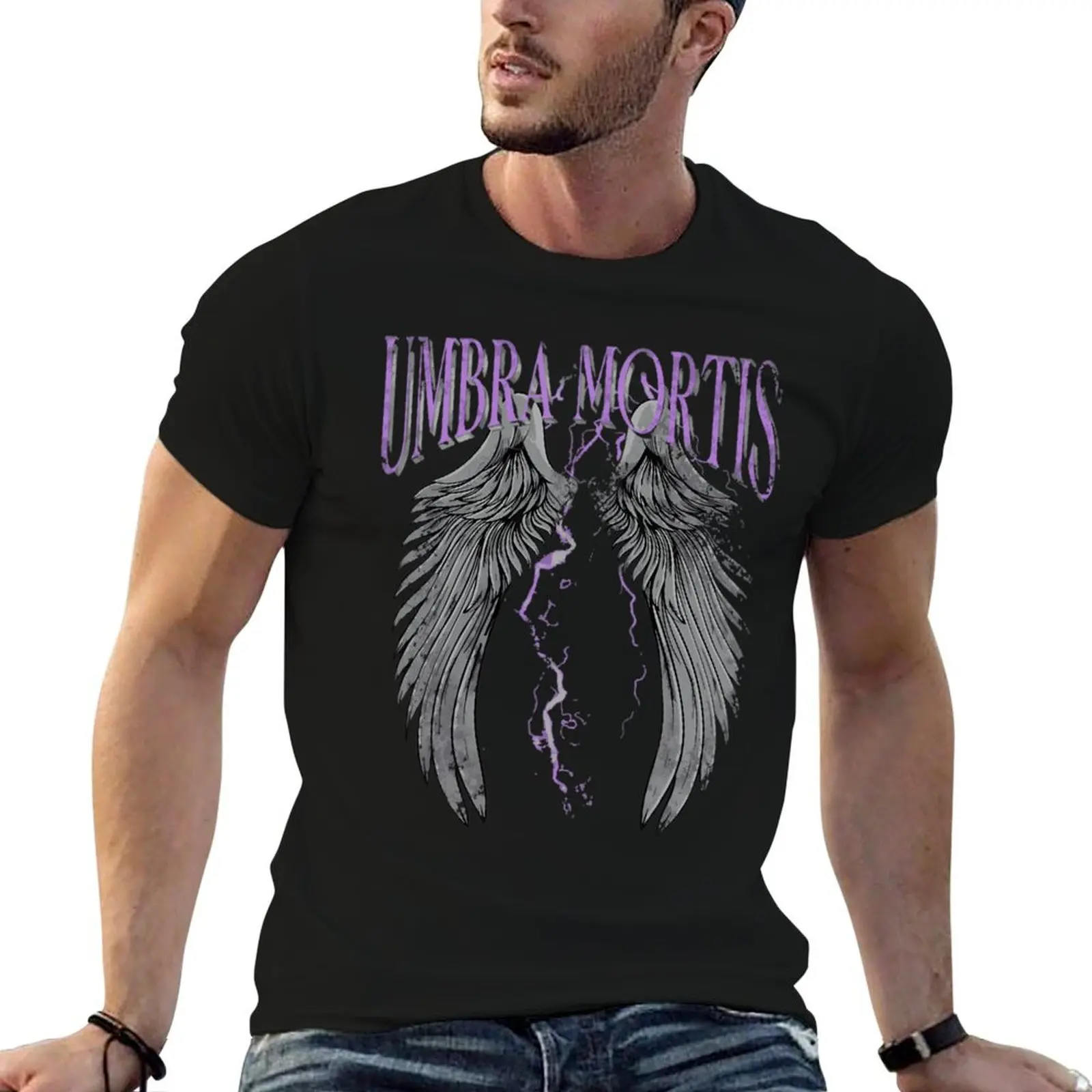 Umbra Mortis Crescent City Ruhn Danaan T-Shirt anime shirts graphic man clothes mens graphic t-shirts anime