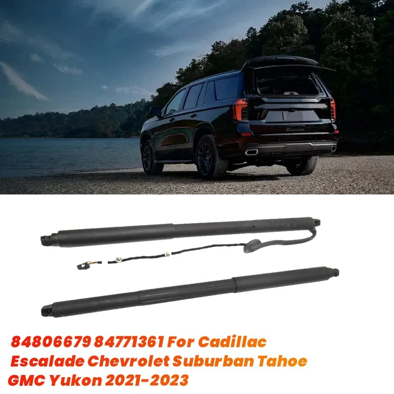 1Pair Rear Power Tailgate Lift Support Actuator 84806679 84771361 For Chevrolet Tahoe GMC Yukon Cadillac Escalade 21-23