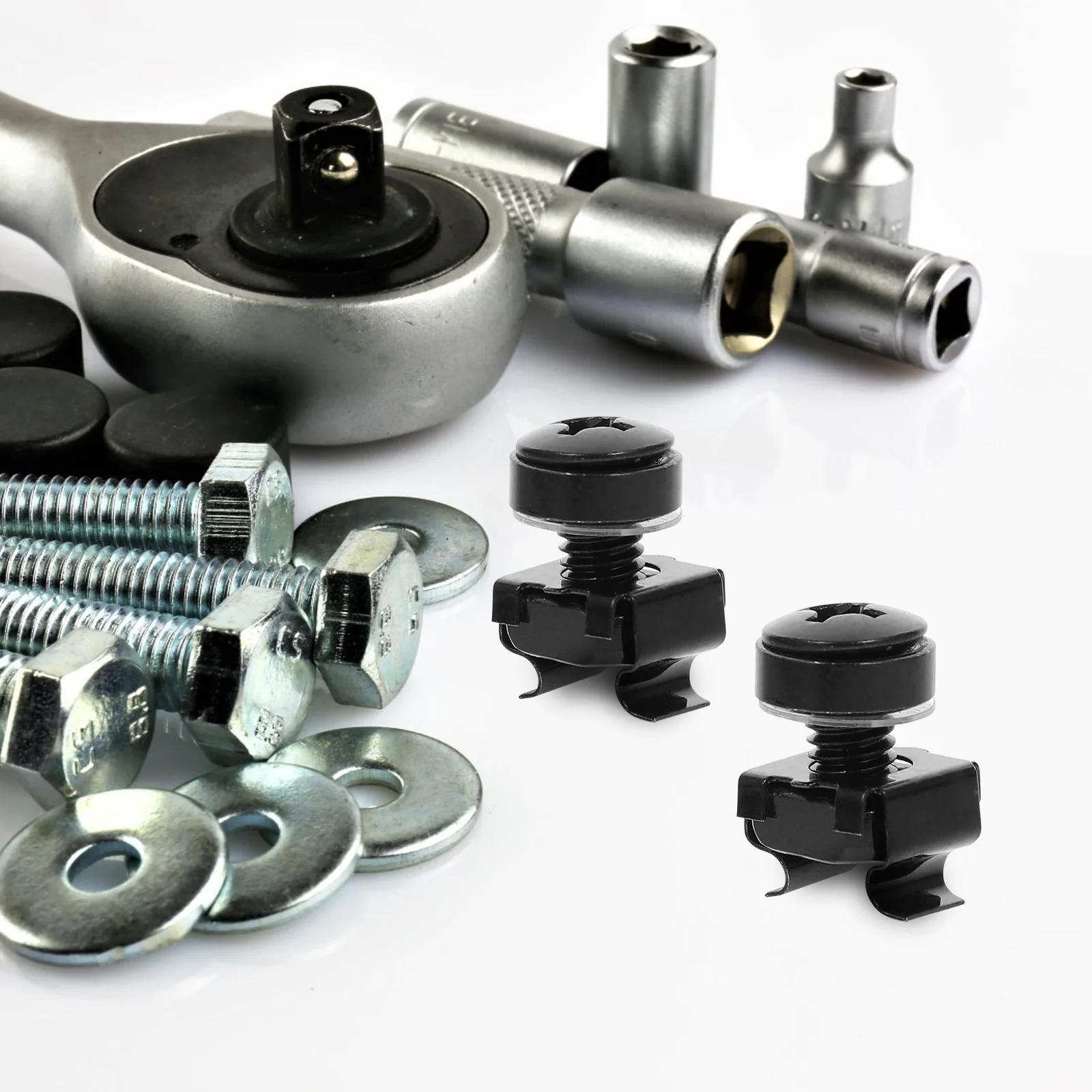 

50 set Nuts High-Strength Durable Fasteners For Machine Installation Cage Nut Screws Cage Nuts Screws Tool Hardware