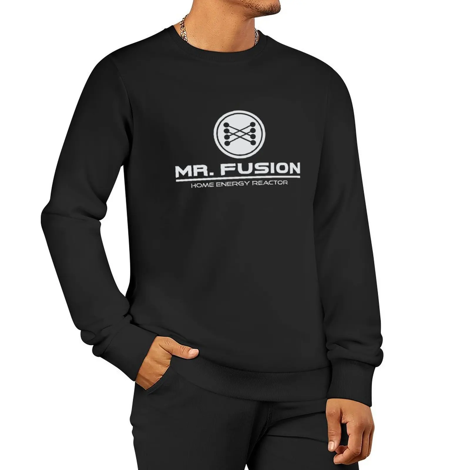 Mr. Fusion Pullover Hoodie fashion men autumn new products anime clothes hooded sweatshirts