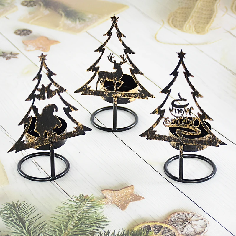 Weihnachtskerzenhalter, Weihnachtsbaum, Kerzenhalter, Neujahr 2025, Dekoration, Heimdekoration, Schreibtischzubehör, Weihnachtsdekoration