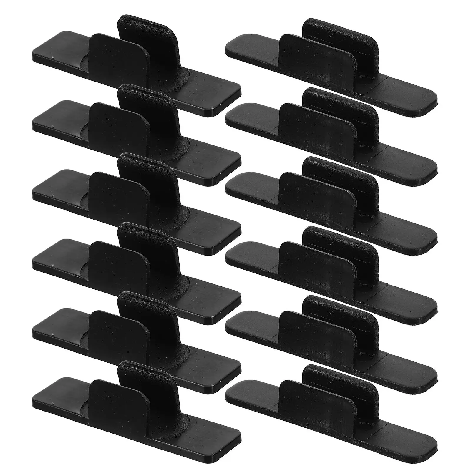 24Pcs Self Adhesive Pen Clip for Walls Whiteboard Clipboard Desk Pencil Holder Classroom Marker Organizer Writing Tool Storage