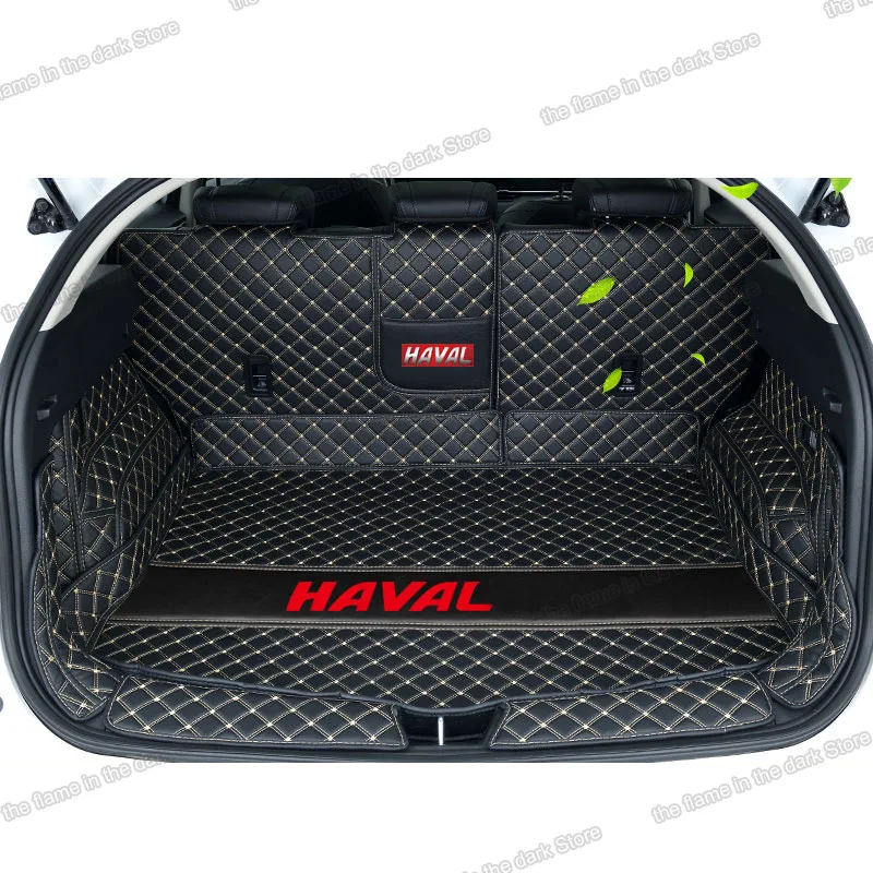 

leather Car Trunk Mat for great wall Haval F7 2017 2018 2019 2020 2021 cargo liner boot rear luggage F7X interior accessories