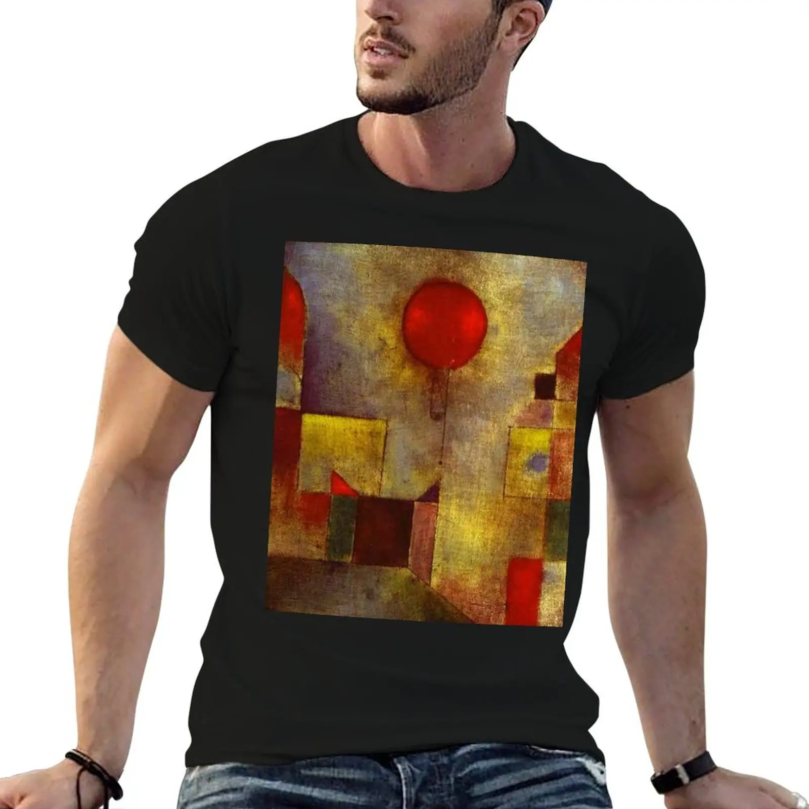 The Red Balloon T-Shirt Casual Streetwear Short Sleeve Tee