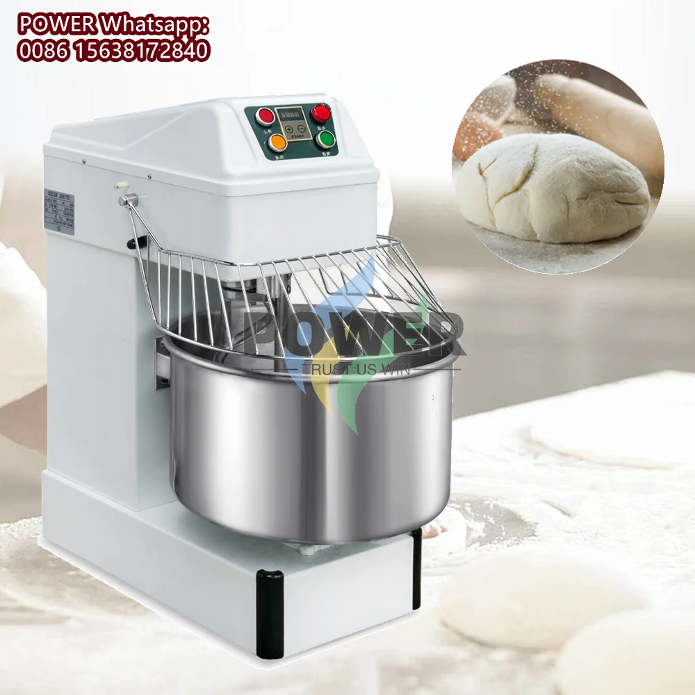 20L 30L 40L 50L 60L الخبز التجارية الدقيق دوامة الخبز العجين خلاط آلات النمام جديد المعجنات صانع البيتزا كعكة خلاط الخبز