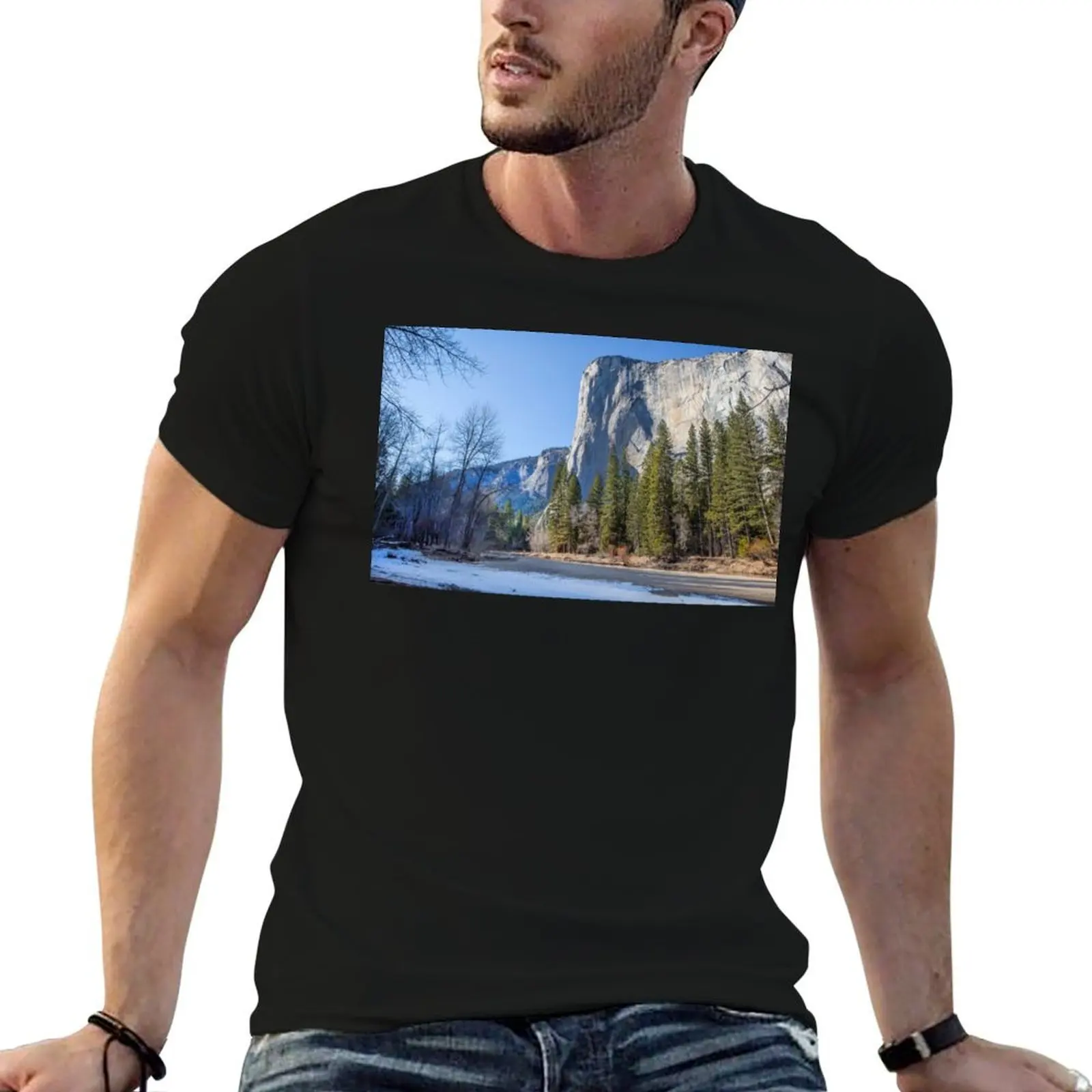 

Yosemite, El Capitan T-Shirt man t shirt heavy cotton t shirts for man cotton funny T-Shirt