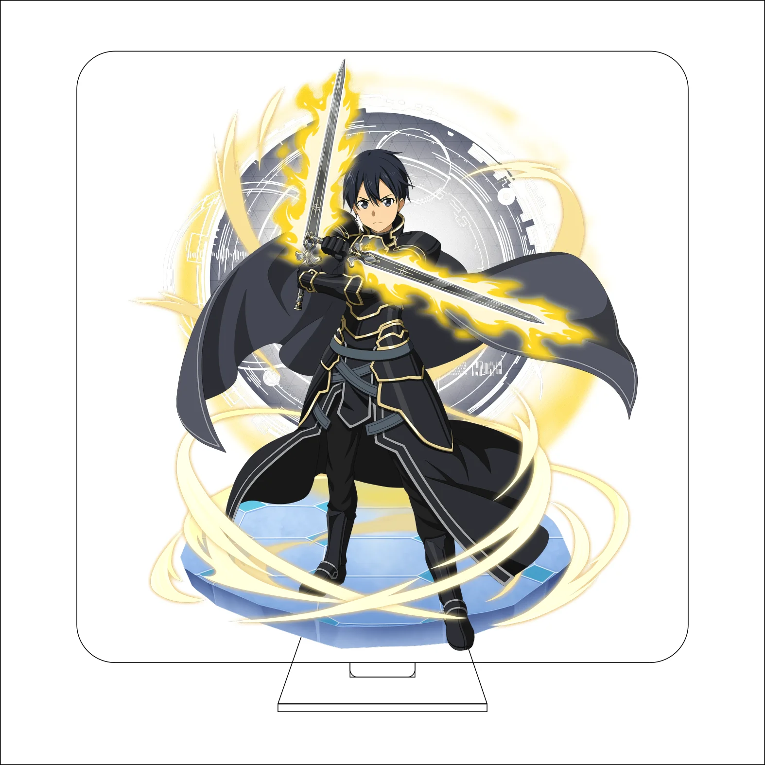 16CM Anime Sword Art Online Cosplay Acrylic Figure Stand Plate Yui Yūki Asuna Ornaments Gifts view 4