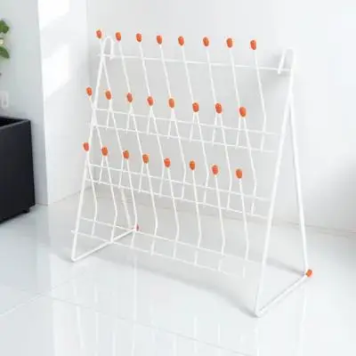 

1pc Lab Drying Test Tube Drain Sturdy Iron Laboratory Test Tube Storage Stand Peg Rack For Labs Drying Drain Rack For Glassware