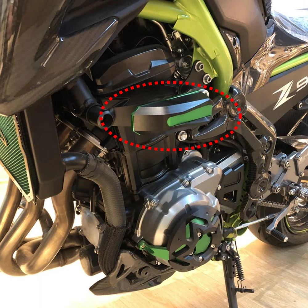 

For Kawasaki Z900 Z 900 900Z 2017-2025 Motorcycle Accessories Engine Cover Crash Pads Frame Protector Slider Stator Guard Parts