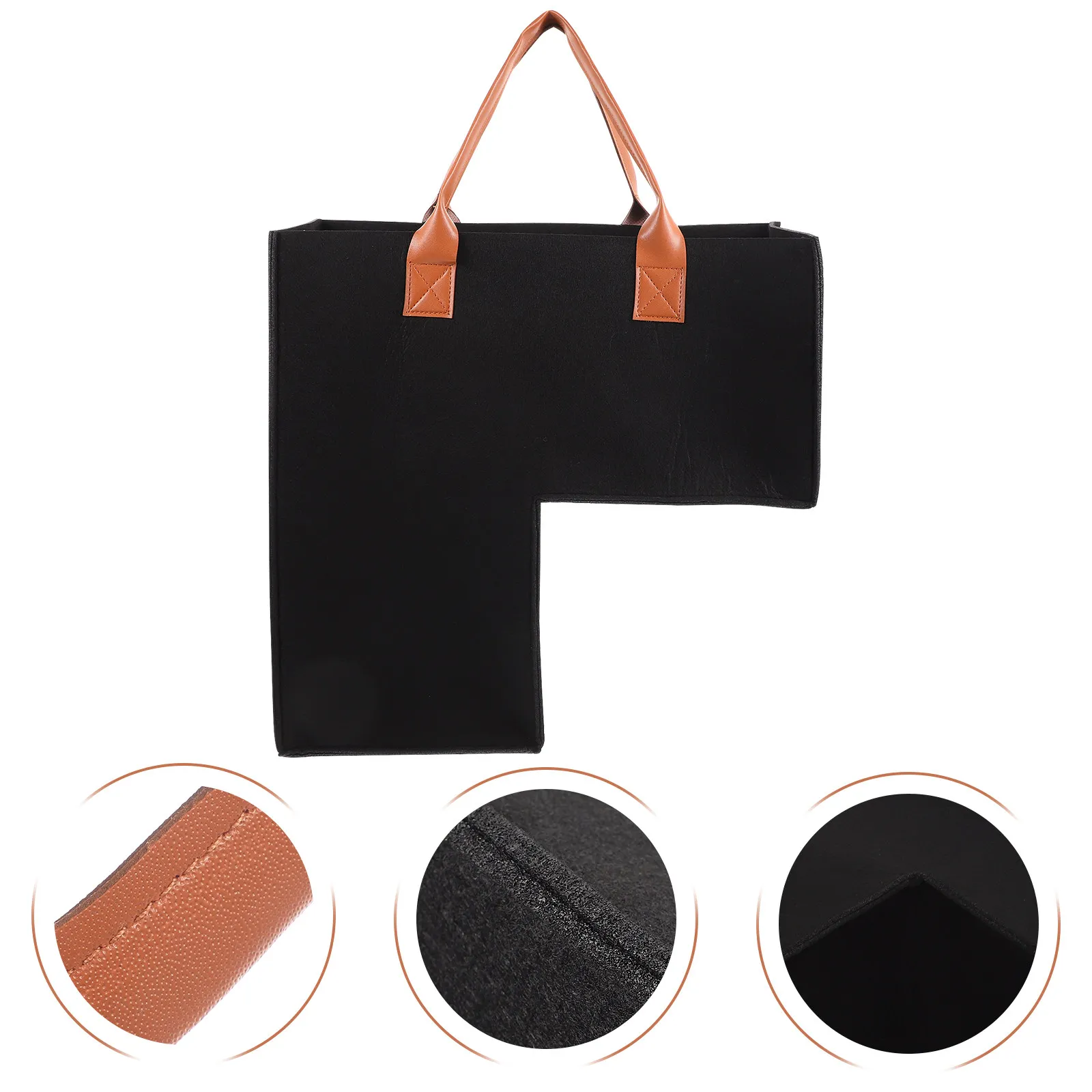 

Комплект из 2-х L-образных войлочных корзин для хранения на лестнице: для одежды, носков, одеял, мелочей. Идеально для дома, спальни, гостиной, гардеробной.