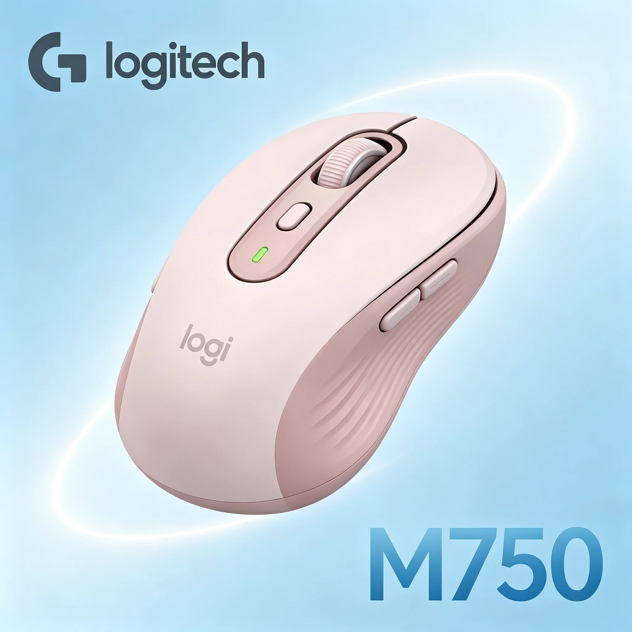 Logitech Signature Plus M750 Bluetooth Mouse,Smart Adaptive Wheel,Long Lasting Battery,6 Buttons Ergonomic Mice For Laptop Deskt