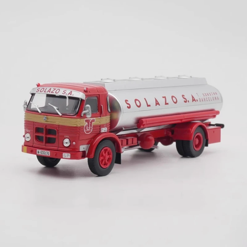 

Diecast 1:43 Scale IXO Pegaso Europa Oil tanker Alloy Car Model Finished Simulation Collection Decoration Gift Static Display