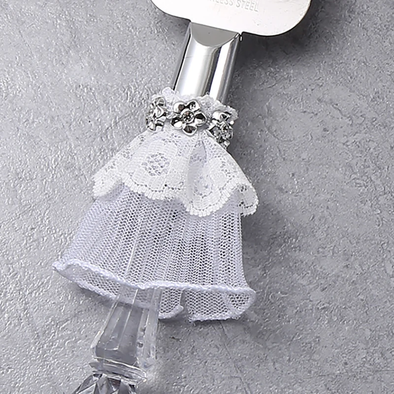 Amor romântico cristal presente taças de vinho cerimônia de casamento conjunto de talheres de vinho