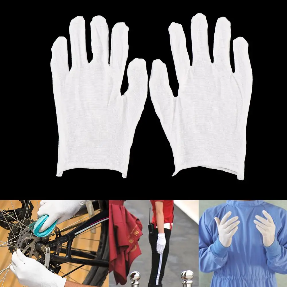 

Anti-fingerprint Performance Show Gymnastics Flag Gloves for Inspection Work Working Gloves Cotton Gloves High Stretch Gloves