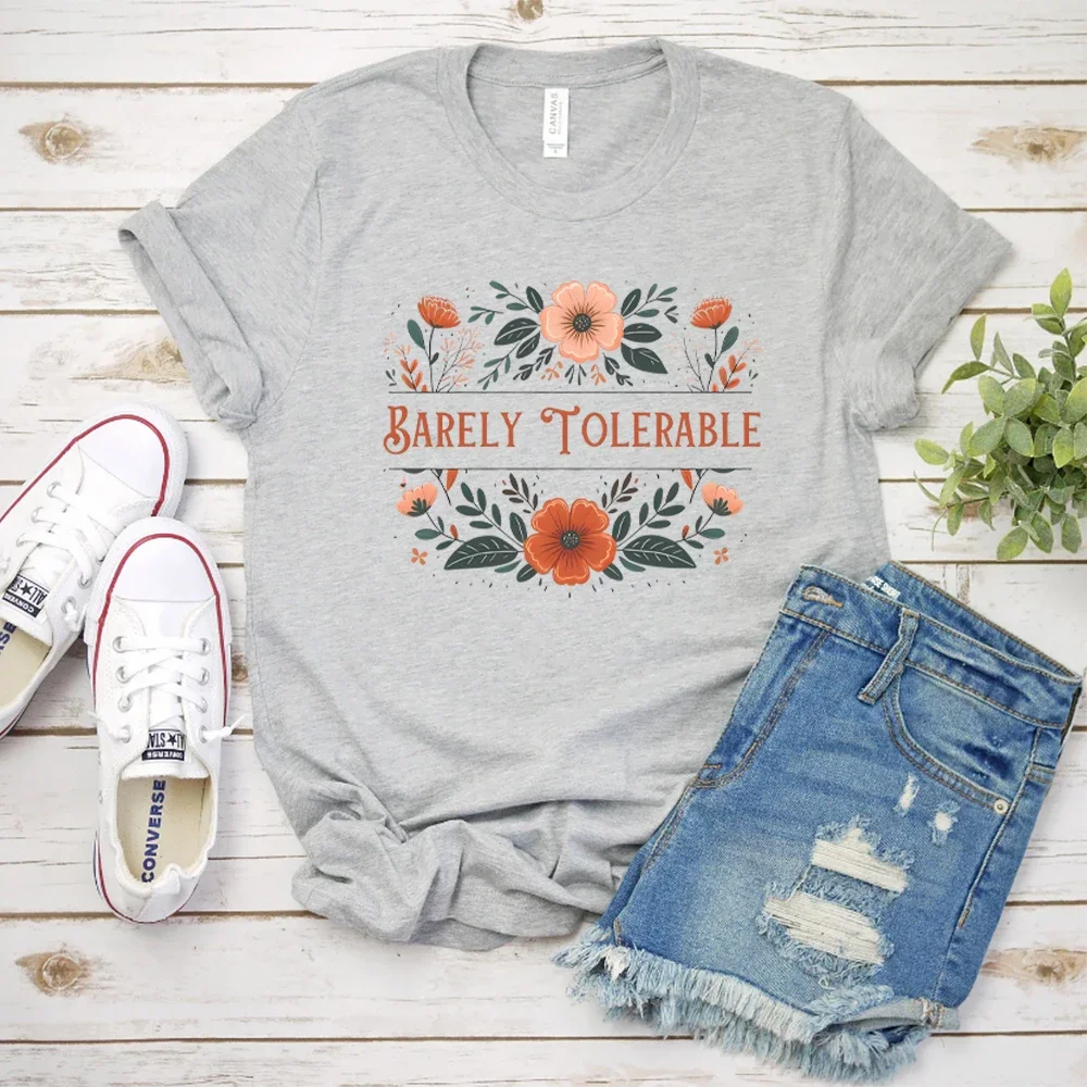 Barely Tolerable Shirt Pride and Prejudice Shirt Jane Austen Gift Librarian Shirts Bookish Tshirt Gift for Book Lover