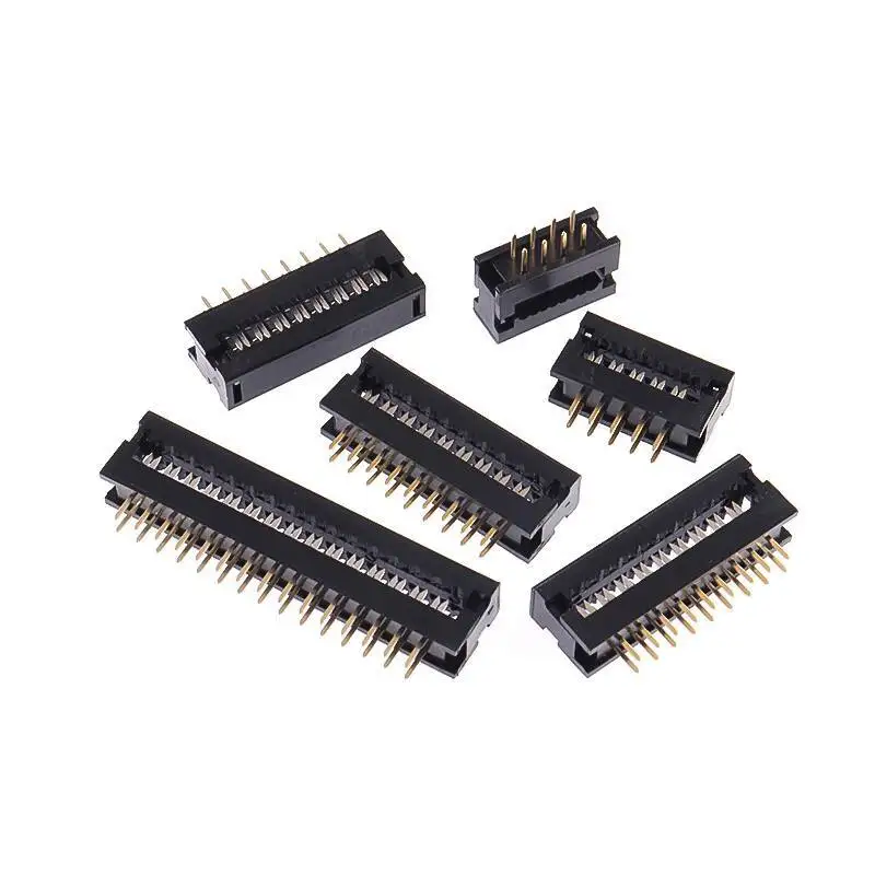 10 Stück FD Crimp-Steckverbinder, Lötplatten-Typ, Flachbandstecker 2,54 mm FD-6/8/10/14/16/20/26/40P – Detail 4