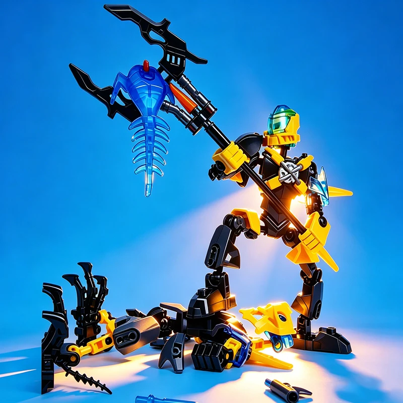 NUEVO Set de Bloques de Construcción Hero Factory Star Bionicle Warrior, Robot Mech EVO, Figuras de Anime, Ladrillos de Acción, Juguete para Niños, Regalo ﻿