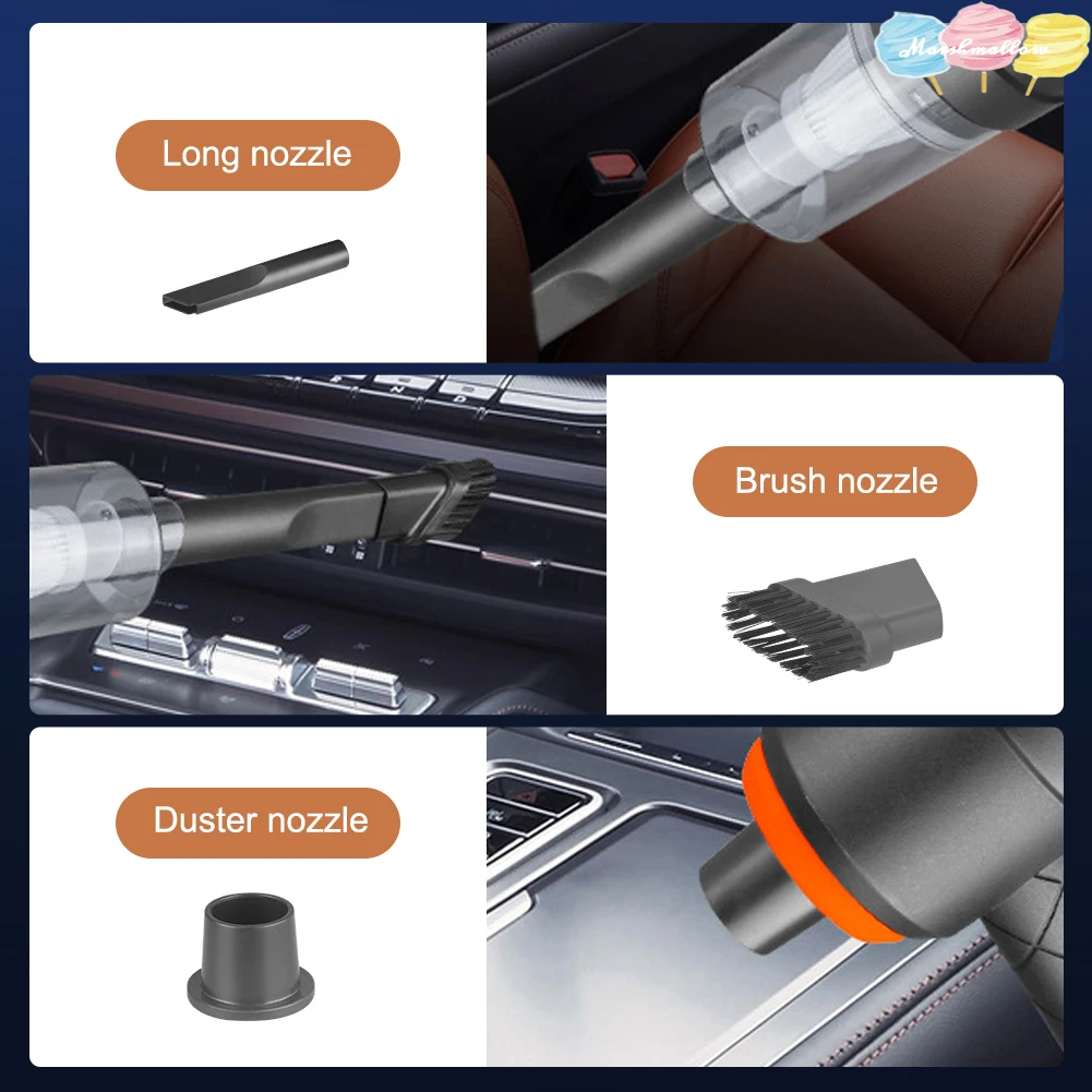 Car Wireless Vacuum Cleaner 6000PA Strong Suction Cleaning Machine Cordless Powerful Handheld Vacuum Cleaner Car Cleaning Tools