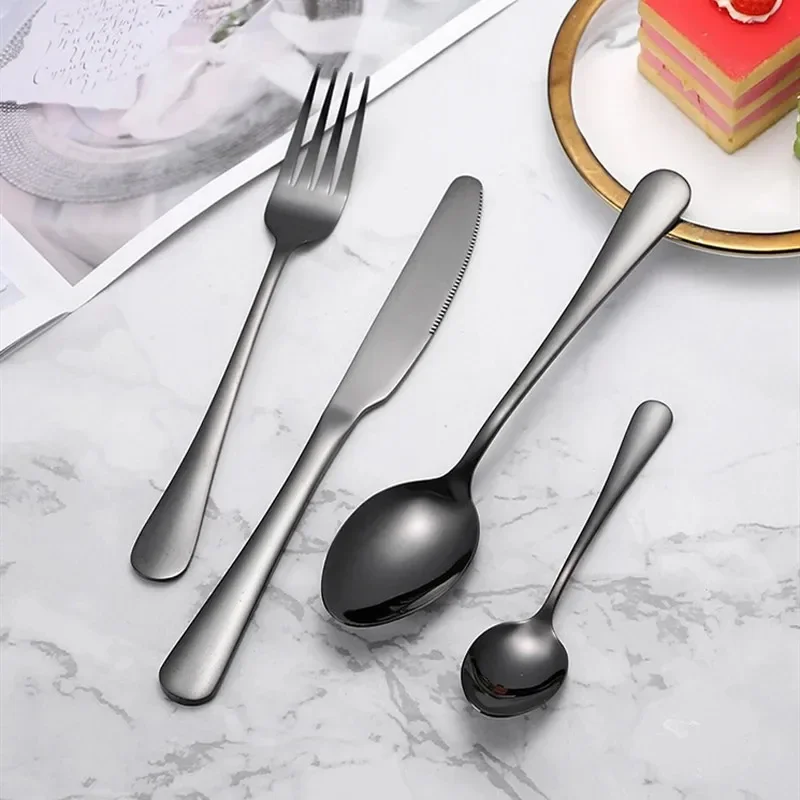 tainless Steel Cutlery Set, High-end Cutlery Set, Fork, Coffee Spoon, Dishwasher Safe