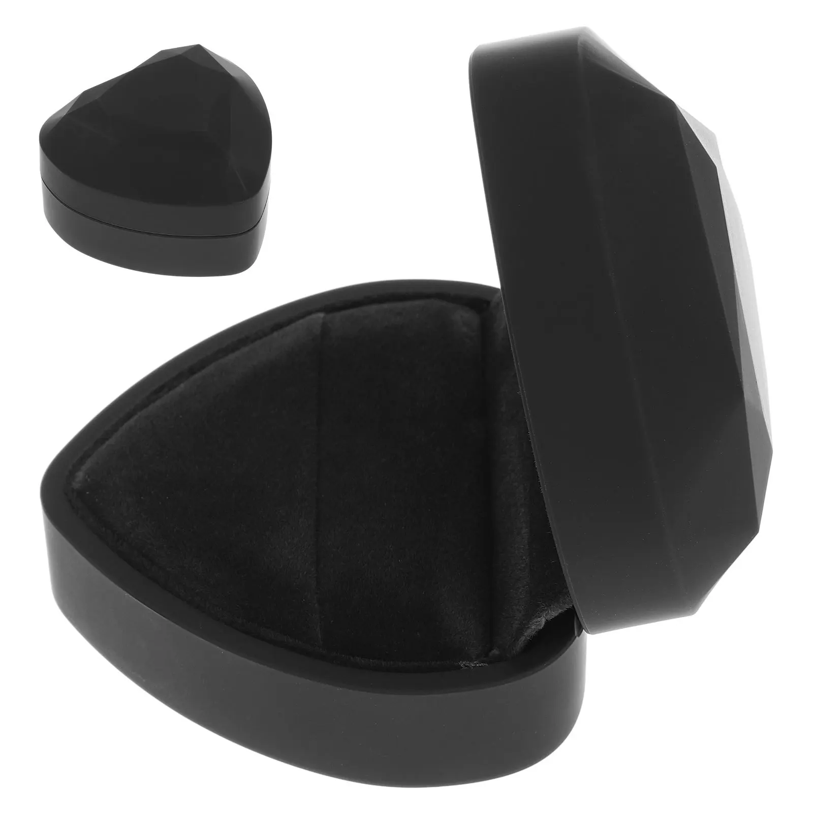 

Earrings Jewelry Case with Lights Wedding Plastic Boxes Holder Display Bridesmaid