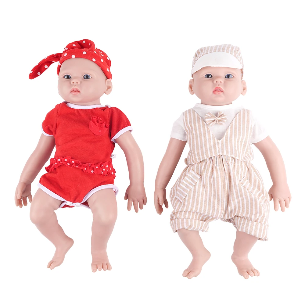 IVITA WG1561 44 ซม.ซิลิโคน Reborn ตุ๊กตาเด็กทารก 2.92 กก.สมจริงทาสีคริสต์มาสของเล่นเด็ก