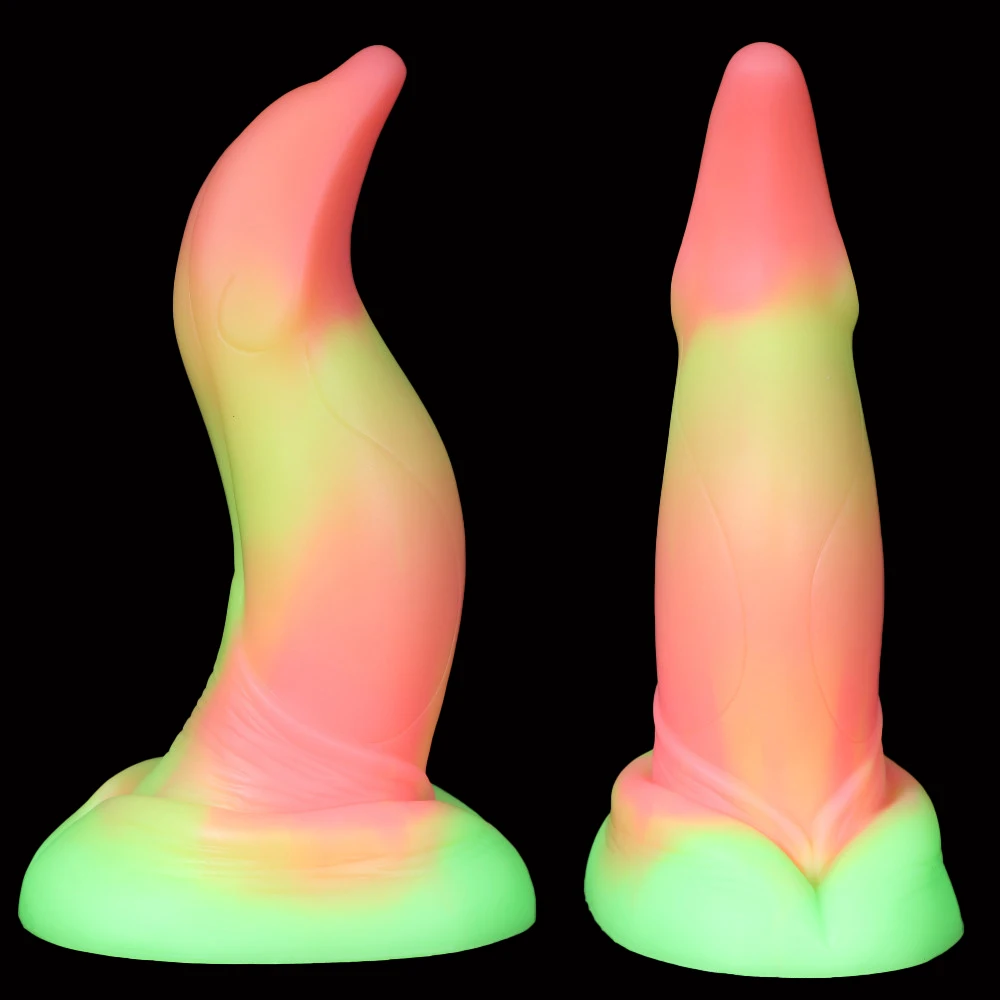 Large Bird Shaped Dildos Women Imitation Penis Colorful Liquid Silicone Dildo G-spot Soft Anal Plug Unisex Masturbator Sex Toys