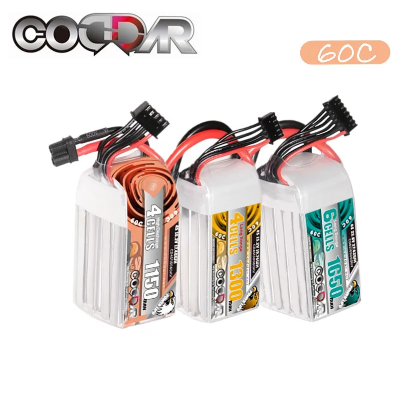 

2 шт. CODDAR Lipo 4S 6S HV аккумулятор 60C 15,2 V 22,8 V 1150mah 1300mah 1500mah 1650mah для радиоуправляемого автомобиля FPV дрона квадрокоптера XT30 XT60 Plug