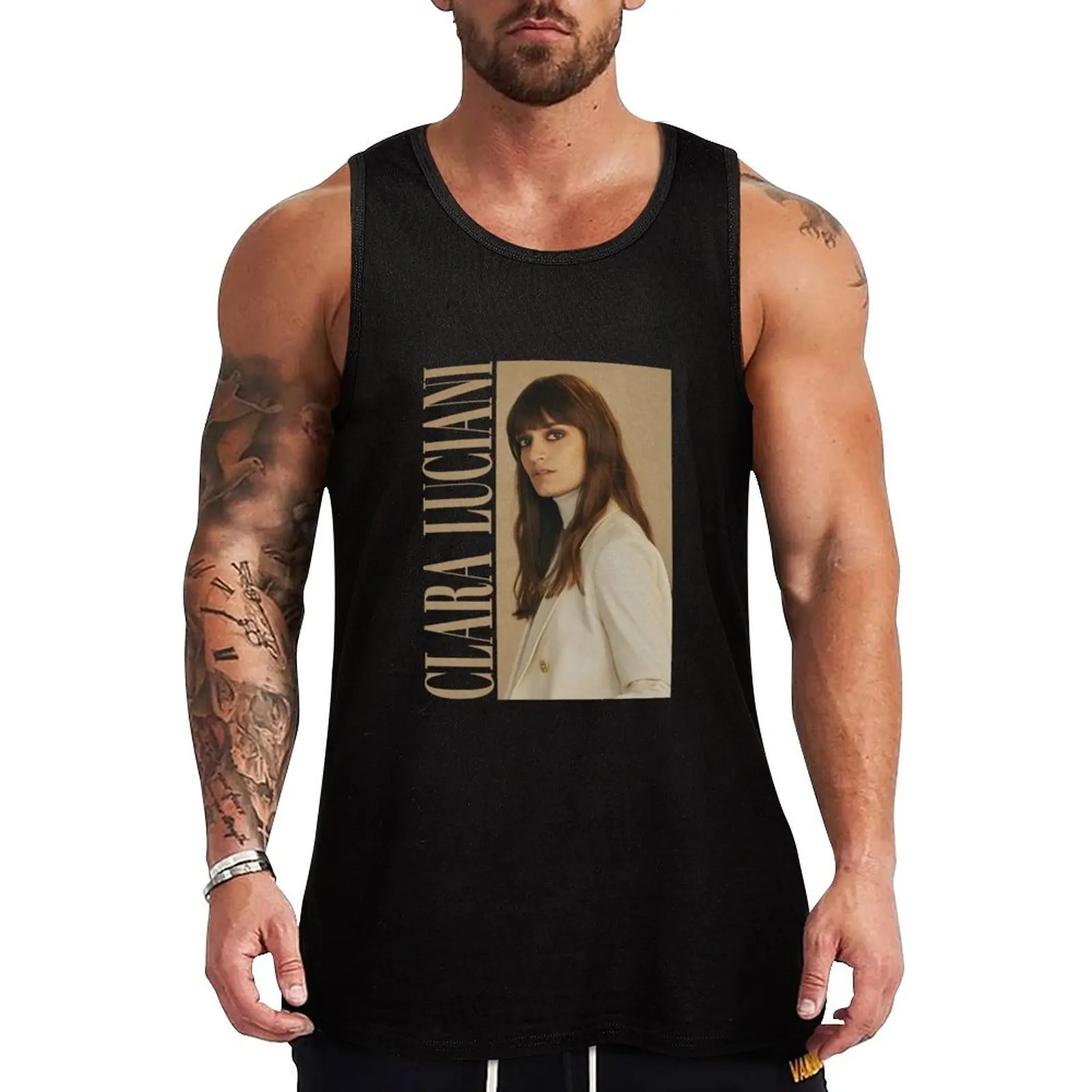 

CLARA Cur LUCIANI LA GRENADE Tank Top Thin Breathable Tank Top Summer Cool Sleeveless Top
