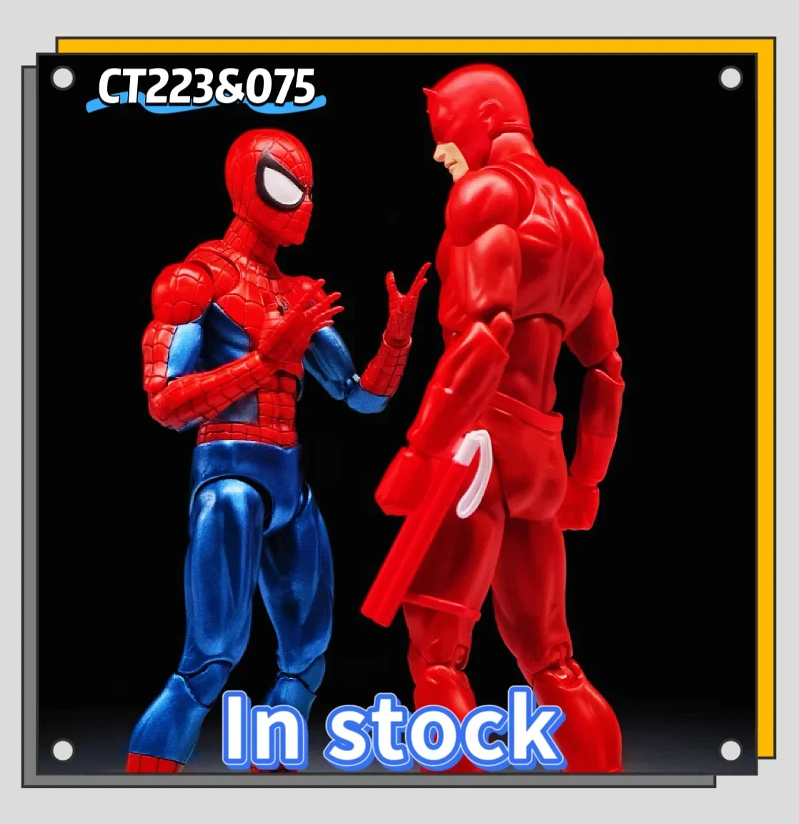 2026 Ct Toys Mafex 223 dan Spiderman 075 Action Figure Versi Komik Figur Anime Patung Model Koleksi Hadiah Mainan