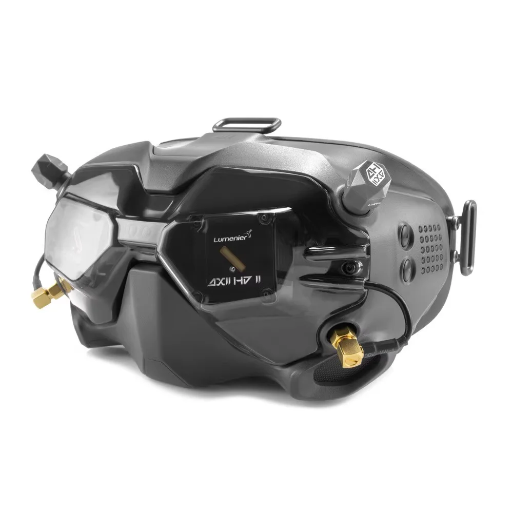 Lumenier AXII HD V2 Patch Visor 5.8 جيجا هرتز FPV هوائي قناع شبه شفاف مع هوائيات مدمجة داخل لنظارات DJI HD FPV
