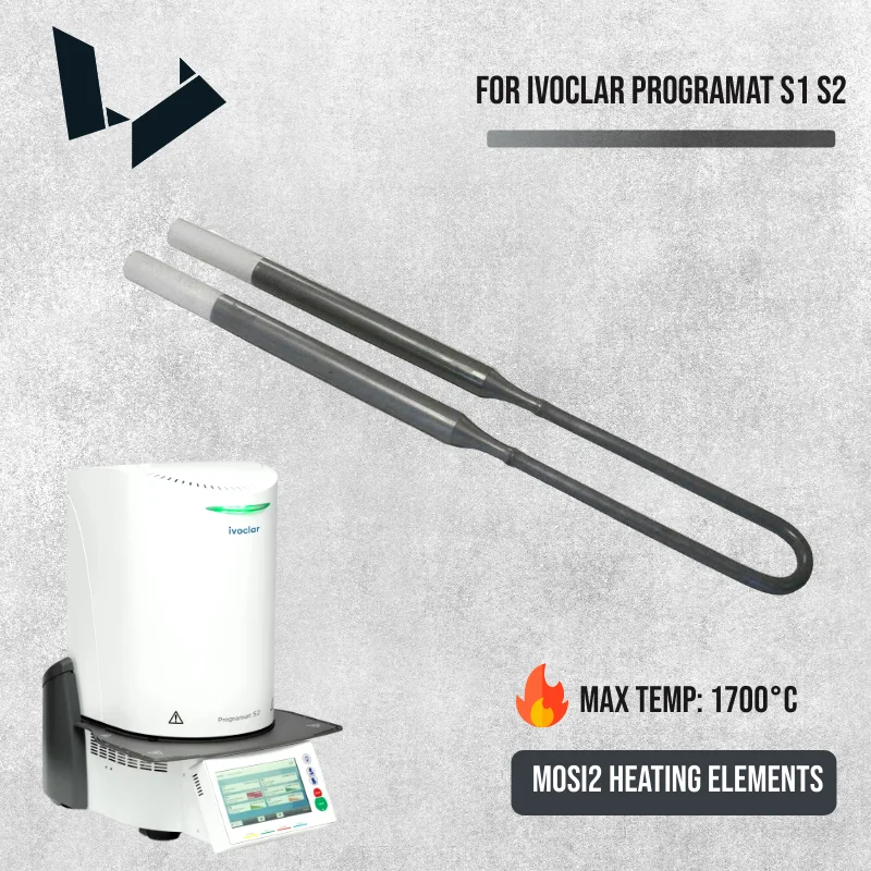 Mosi2 Heating Elements Replacement for Ivoclar Programat S1 S2 Dental Sintering Furnace