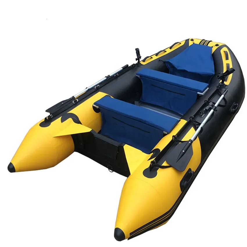 Inflatable Fishing Boat 2 Person PVC Racing Inflatable Boat Inflatable Dinghy Raft