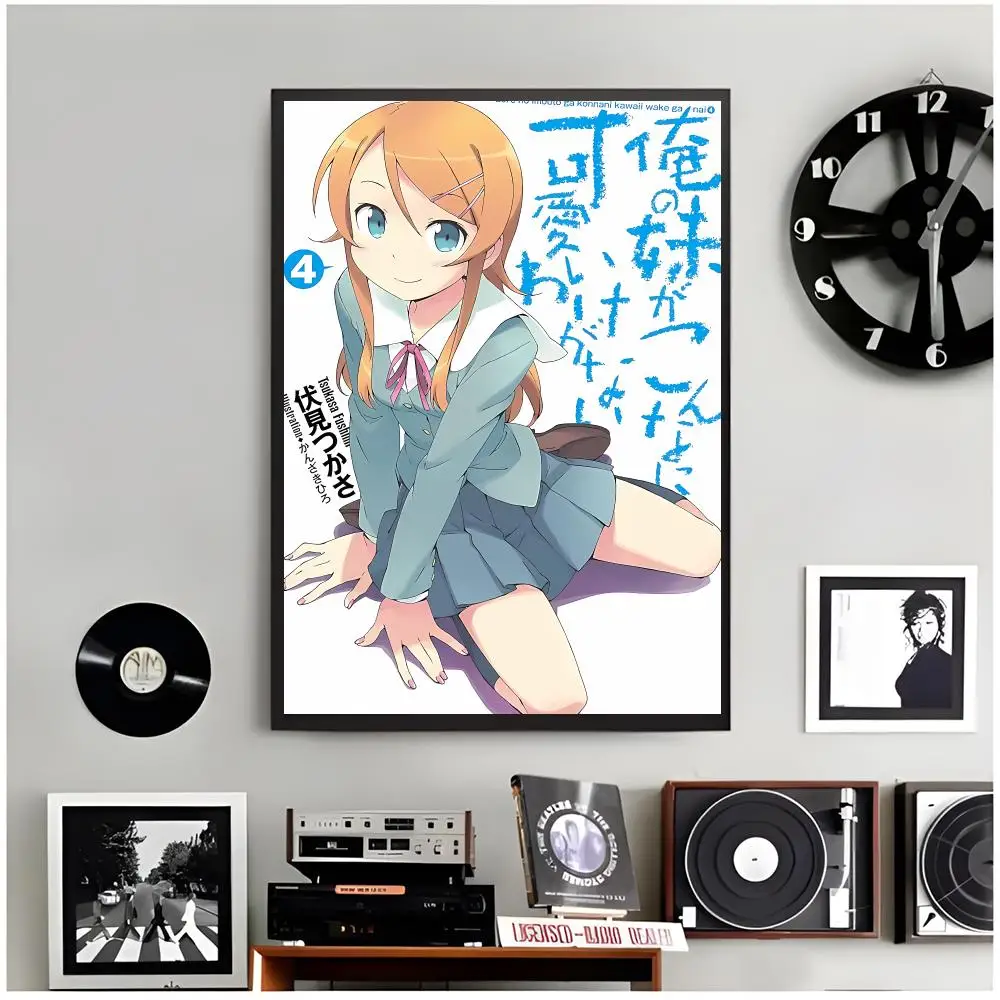 Comedy Anime O-Oreimo My Little Sister Poster Modern Wall Art Home Decor Living Room Decorative Print Unframed