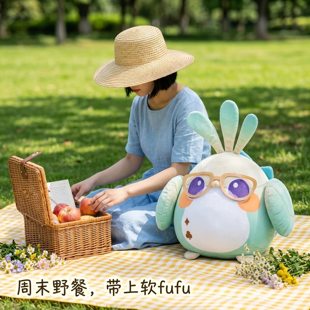 Cute Honkai Star Rail Jimi Plush Doll Soft Fluffy Bird Stuffed Character Sofa Pillow Fans Birthday Home Decoration Plush Toy