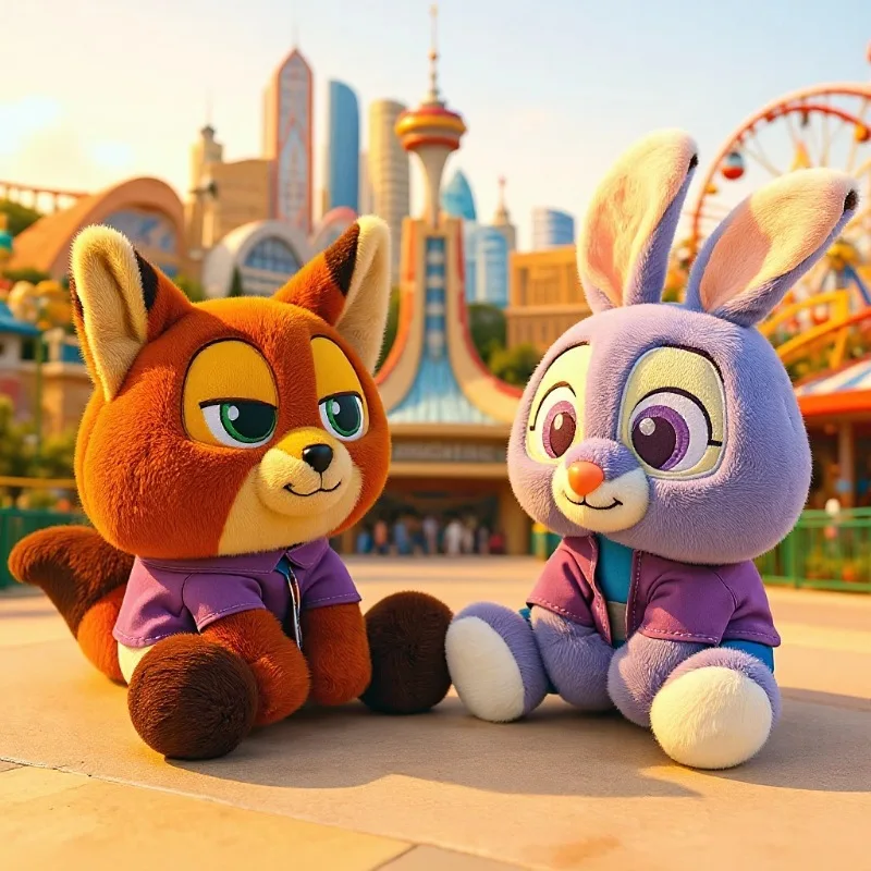 

Zootopia Judy Hopps Nick Wilde плюшевая кукла мягкая милая игрушка в сидяном стиле детский подарок мультяшные плюшевые игрушки для детей