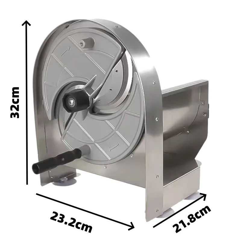 Manual Stainless Steel Slicer, Commercial Multifunctional Vegetable Fruit Slicer, Large Potato Slicer Cutter