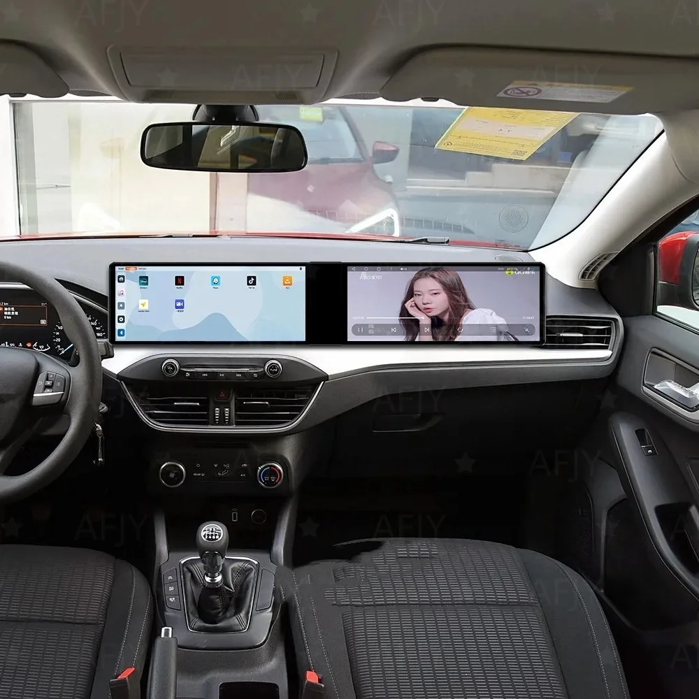 Dual 12.3 Inch Screen Android 13 For Ford Focus 2019-2022 Carplay Car Radio GPS Navigation Multimedia Player Stereo Head Unit