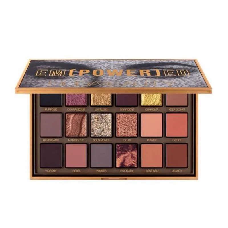 Paleta de Sombras para Olhos Hudabeauty com 18 Cores, Alta Pigmentação, Nova Paleta Nude, Sombra Matte e Brilhante