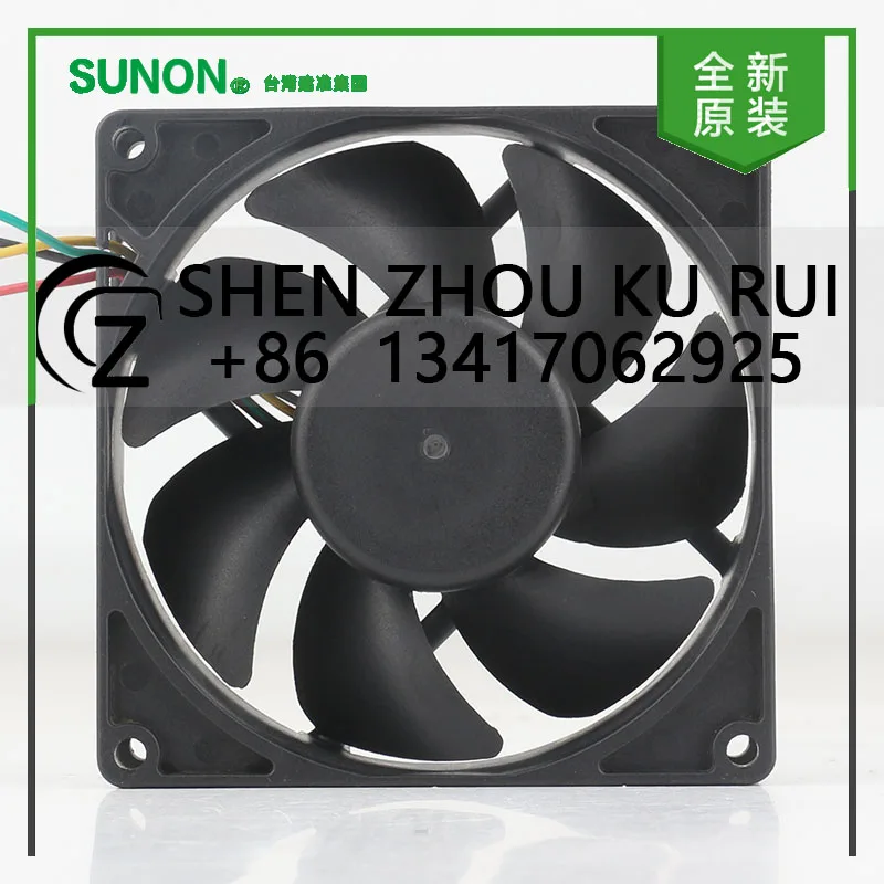 جديد Sunon 5 فولت 24 فولت 48 فولت DC12V 5.6 واط التيار المتناوب EC 9025 90X90X25 مللي متر 9 سنتيمتر PWM التحكم في درجة الحرارة خادم هيكل الطاقة PMD1209PTB1-A مروحة التبريد