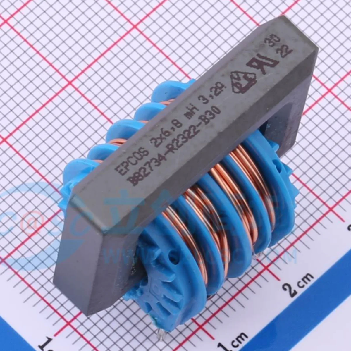 5PCS original common mode filters 6.8mH@10kHz 250VAC 3.2A plug-in B82734-R2322-B30 B82734R2322B030 B82734 R2322 B30 B030