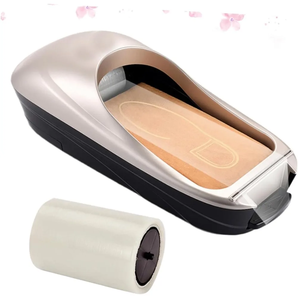 

Homoyoyo 1set Automatic Shoe Cover Dispenser with Disposable Shoe Film for Home Use Lightweight and Portable