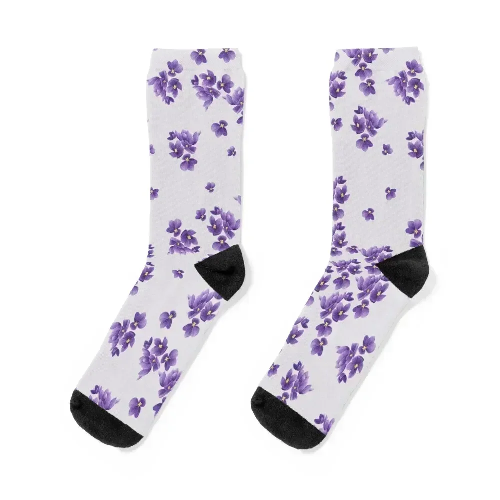 African Violets Socks anime winter gifts christmas gifts Socks For Man Women's