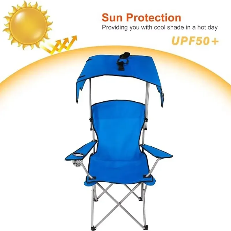 for Lightweight Comfortable Adjustable Umbrella Fishing Chair Outdoor Portable Folding Chair
